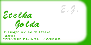 etelka golda business card